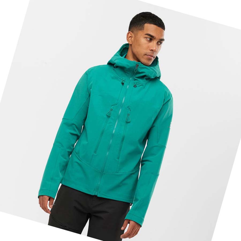 Bundy Salomon OUTPEAK SOFTSHELL Panske Zelene | VXDRSHZ-04