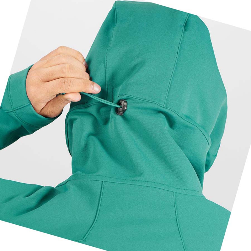 Bundy Salomon OUTPEAK SOFTSHELL Panske Zelene | VXDRSHZ-04