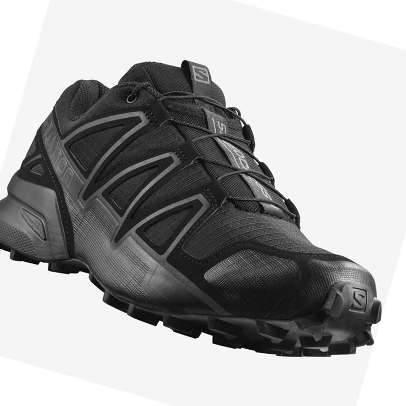 Cizmy Salomon SPEEDCROSS 4 WIDE FORCES Panske Čierne | RPYAVGW-40