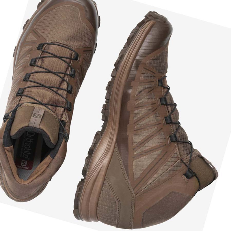 Cizmy Salomon SPEED ASSAULT FORCES Panske Hnede | LIMEUTR-13
