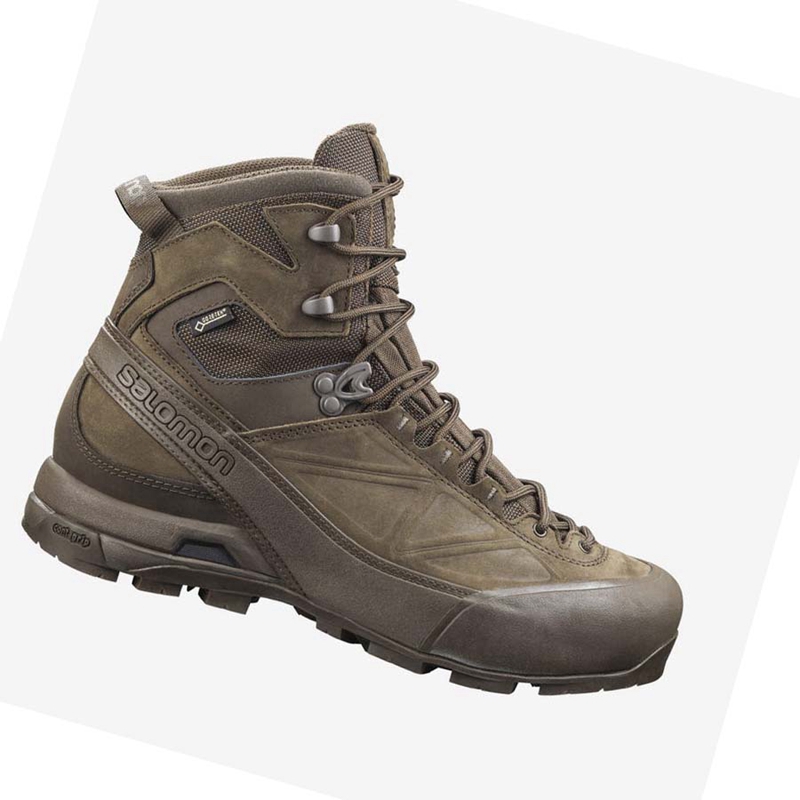 Cizmy Salomon X ALP GORE-TEX FORCES Damske Hnede | CNLJAFS-03