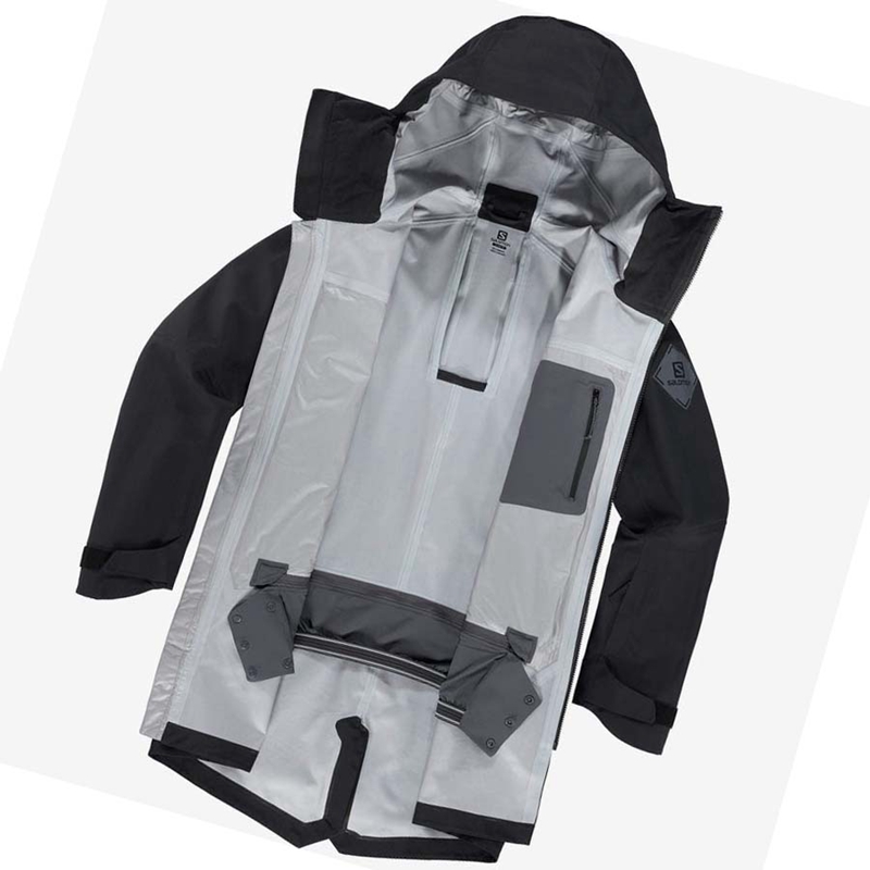 Lyžiarske Bundy Salomon STANCE 3L LONG Panske Čierne | LGTHBRD-98