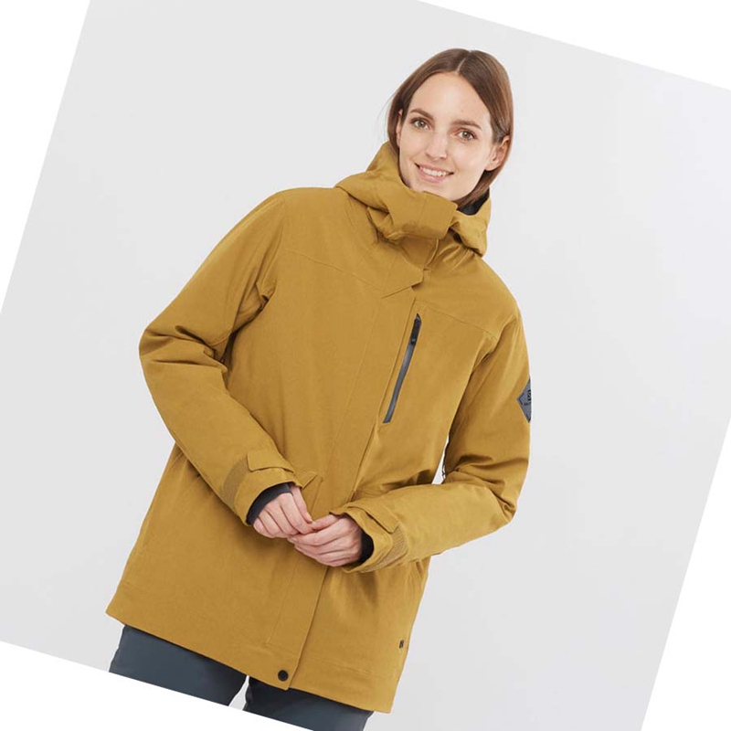 Lyžiarske Bundy Salomon STANCE CARGO Damske Hnede | ERKWVXT-05