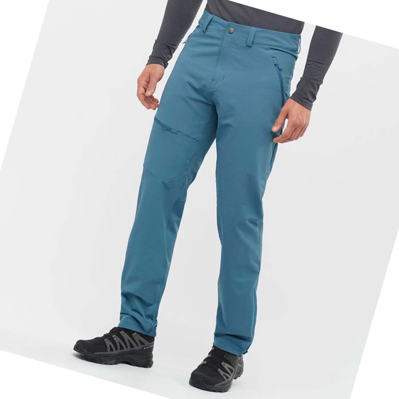 Nohavice Salomon OUTPEAK WARM Panske Modre | OMADTYZ-67