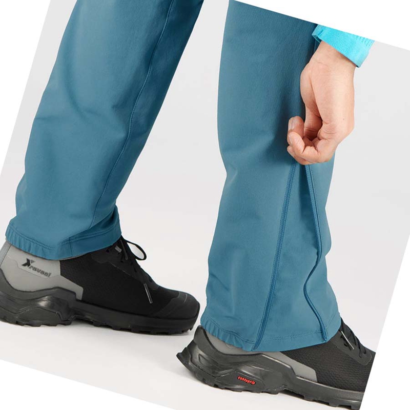 Nohavice Salomon OUTPEAK WARM Panske Modre | OMADTYZ-67