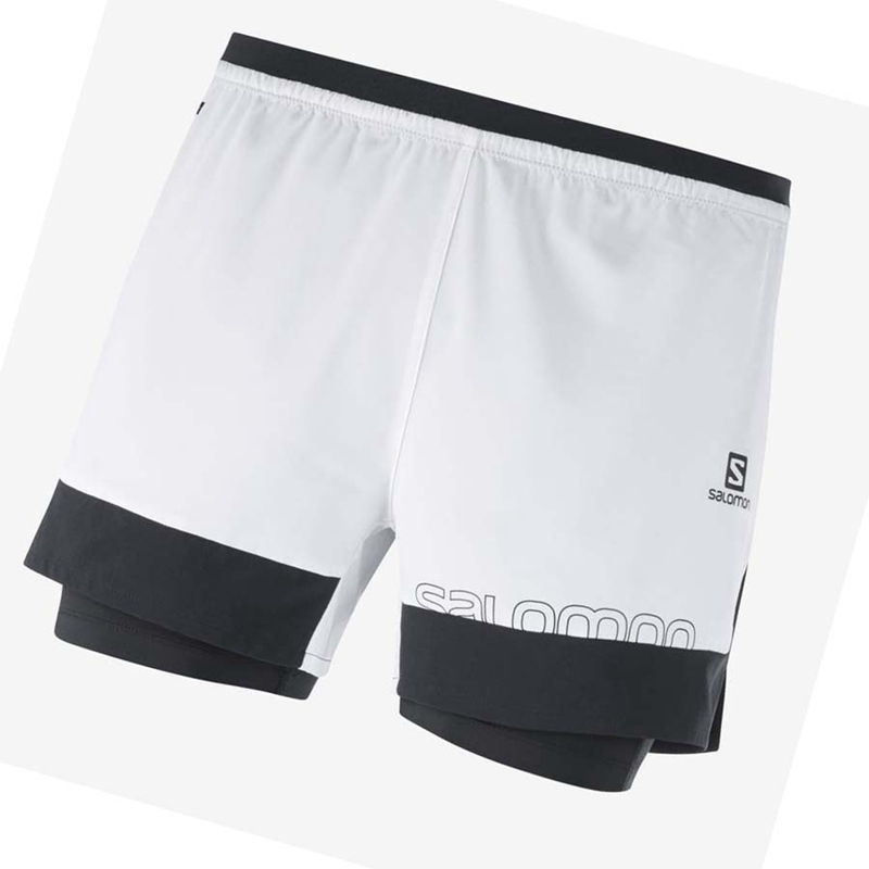 Sortky Salomon CROSS 2IN1 Panske Biele | OZVCHRS-19