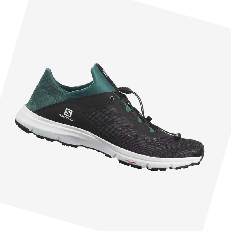 Topanky do Vody Salomon AMPHIB BOLD 2 Panske Čierne Olivovo Zelená | KXPUMSD-52