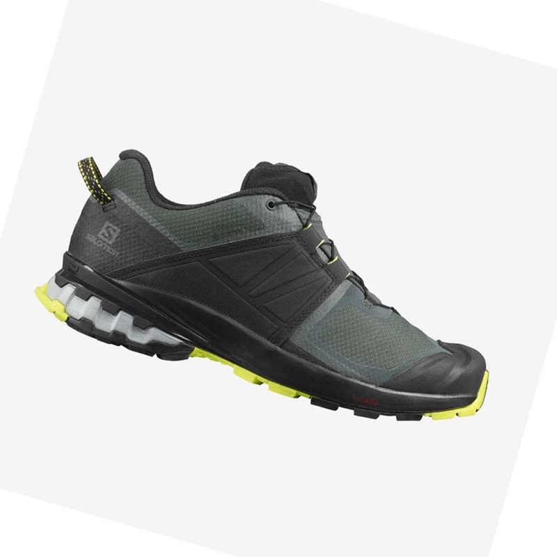 Trailove Bezecke Tenisky Salomon XA WILD GORE-TEX Panske Čierne Olivovo Zelená | AYFXINW-65