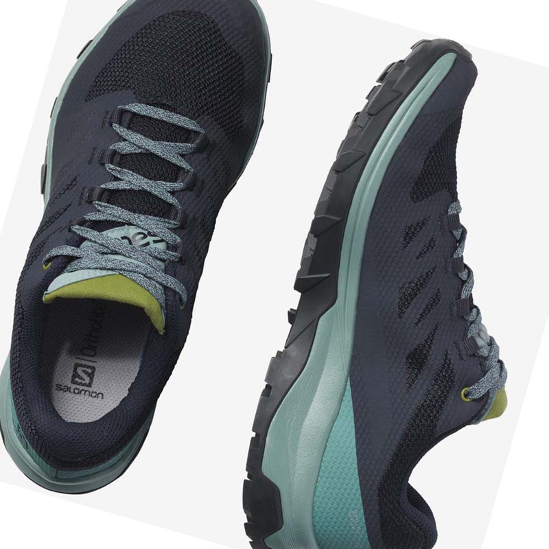 Turisticke Topanky Salomon WoOUTLINE GORE-TEX Damske Čierne Zelene | BXYGIWC-95