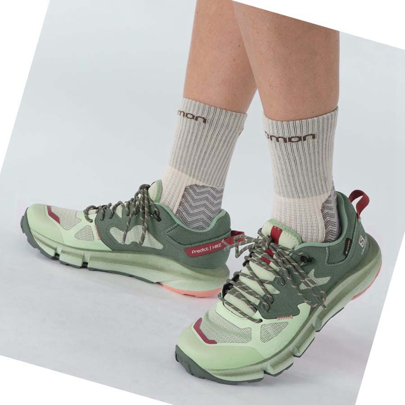 Turisticke Topanky Salomon WoPREDICT HIKE GORE-TEX Damske Tyrkysové | GHZOBYF-85