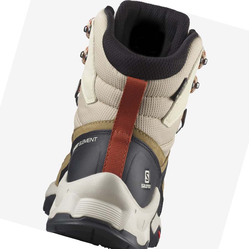 Turisticke Topanky Salomon WoQUEST ELEMENT GORE-TEX Damske Hnede | VIHJSYC-20