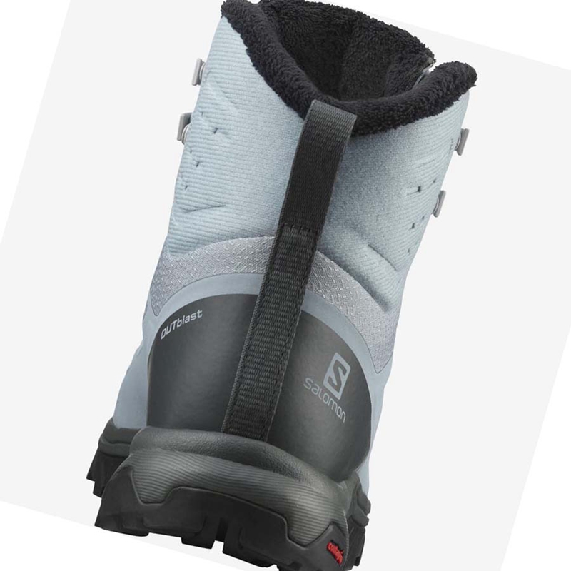 Zimne Cizmy Salomon OUTBLAST THINSULATE™ CLIMASALOMON™ WATERPROOF Damske Modre | KIXSPEU-62